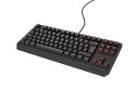 GENESIS Thor 230 TKL klawiatura Gaming USB QWERTY Hiszpański Czarny