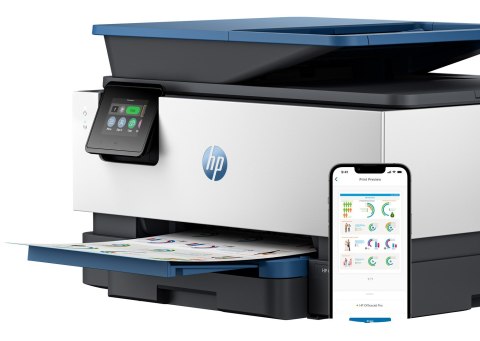 HP OfficeJet Pro Produkt 9125e Bezprzewodowe All-in-One W kolorze Drukarka, Instant Ink; Drukowanie dwustronne