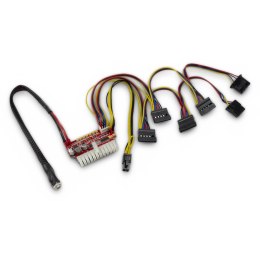 Inter-Tech 88882190 moduł zasilaczy 200 W 20+4 pin ATX Czarny