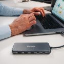Adapter Verbatim CMH-14 USB Type-C 5000 Mbit/s Srebrny
