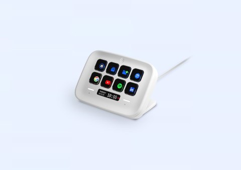 Kontroler zewnętrzny Elgato Stream Deck Neo, biały, 8 konfigurowalnych klawiszy