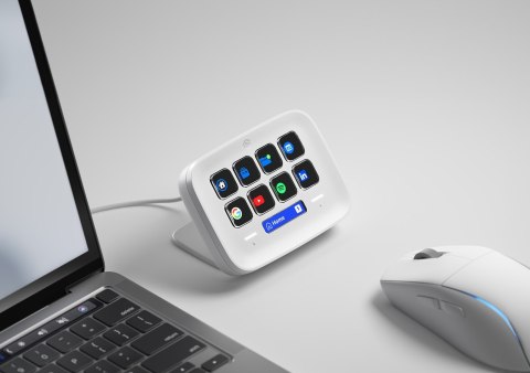 Kontroler zewnętrzny Elgato Stream Deck Neo, biały, 8 konfigurowalnych klawiszy