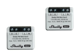 Shelly PM Mini Gen3 Mądry przełącznik 1P Szary