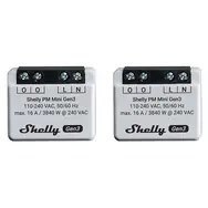 Shelly PM Mini Gen3 Mądry przełącznik 1P Szary