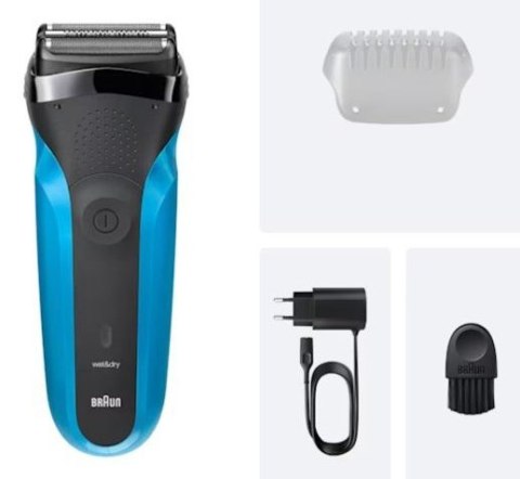 Golarka elektryczna Braun Series 3 310S Wet & Dry Black/Blue