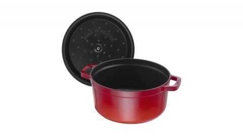 Garnek żeliwny okrągły STAUB Cocotte 22cm 2,6L czerwony40509-825-0