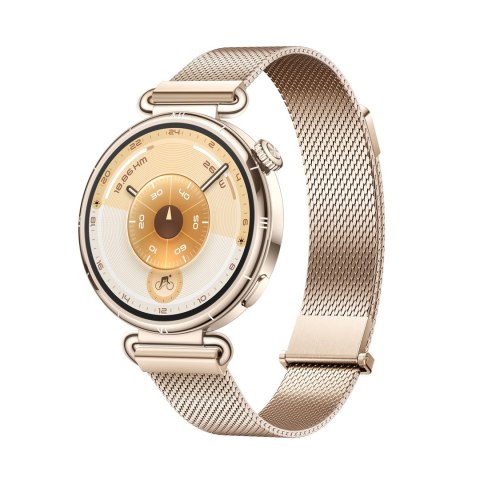 Huawei WATCH GT 6 41mm | Inteligentny zegarek | GPS (satelitarny) | Dioda AMOLED | 1,32 cala | Wodoodporny | Złoto