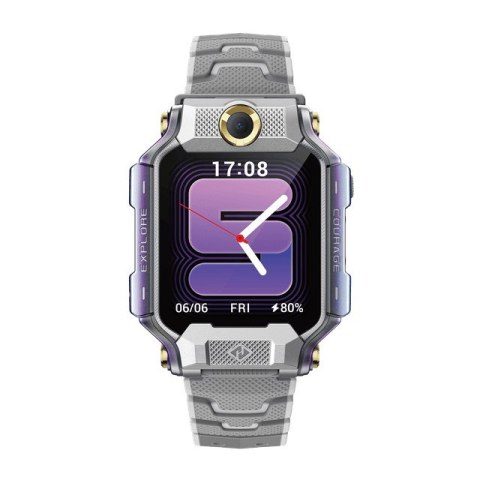 Imoo Watch Phone X10 4,06 cm (1.6") AMOLED 45 mm Cyfrowy 320 x 360 px Ekran dotykowy Szary Wi-Fi GPS