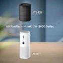 Philips Zintegrowany filtr 3w1 Pasuje do oczyszczacza 2w1: AC3737/10 Filtr NanoProtect HEPA Pro S3