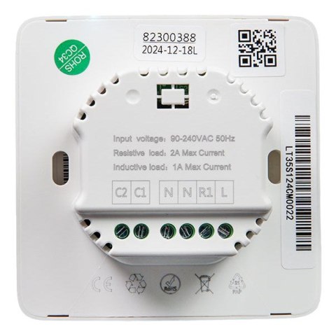 Shelly LinkedGo Smart floor heating thermostat termostat Biały