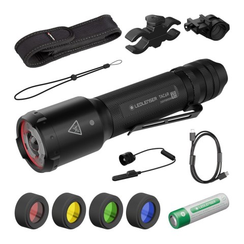 Zestaw mysliwski Ledlenser TAC6R Black Case