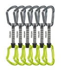 Edelrid 737910106270 karabińczyk do wspinaczki Zapięcie z blokadą W kształcie litery D Zielony, Szary 6 szt.