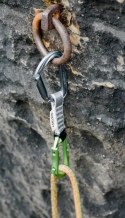 Edelrid 737910106270 karabińczyk do wspinaczki Zapięcie z blokadą W kształcie litery D Zielony, Szary 6 szt.