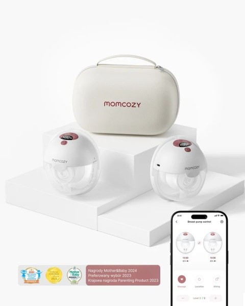 Laktator Momcozy M5 podwójny czerwony