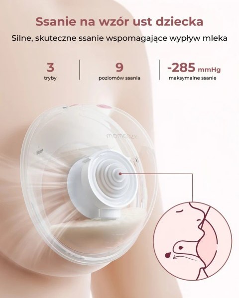 Laktator Momcozy M5 podwójny czerwony