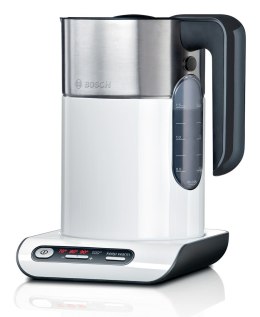 Bosch TWK8611P czajnik elektryczny 1,5 l 2400 W Antracyt, Stal nierdzewna, Biały