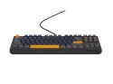 GENESIS THOR 230 TKL klawiatura Gaming USB + RF Wireless + Bluetooth QWERTY Czarny, Niebieski, Szary, Pomarańczowy