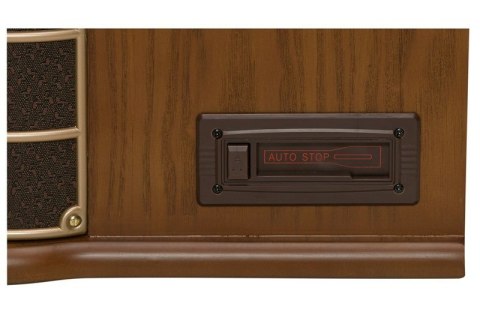 Gramofon Denver MCR-50MK3 Retro - drewno Wood Dark (FM, CD, USB)