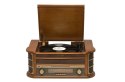 Gramofon Denver MCR-50MK3 Retro - drewno Wood Dark (FM, CD, USB)