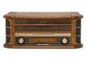 Gramofon Denver MCR-50MK3 Retro - drewno Wood Dark (FM, CD, USB)