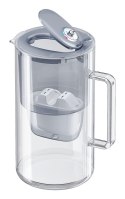 AQUAPHOR Glass Maxfor+ Mg Dzbanek z filtrem do wody 2,5 l Szary, Przezroczysty