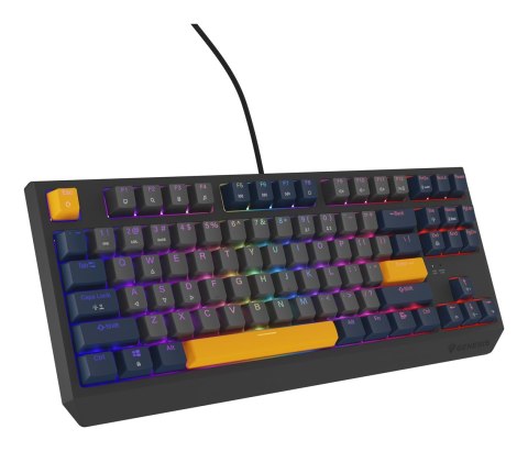 GENESIS Thor 230 TKL klawiatura Gaming USB QWERTY Angielski Niebieski
