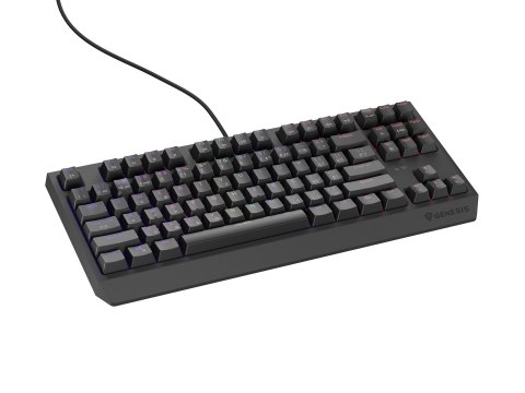 GENESIS Thor 230 TKL klawiatura Gaming USB QWERTY Czeski, Słowacki Czarny