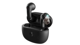 Skullcandy (Czaszka) | Prawdziwe bezprzewodowe słuchawki douszne | KOLEJ | Łączność Bluetooth | Czarny