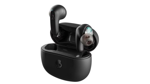 Skullcandy (Czaszka) | Prawdziwe bezprzewodowe słuchawki douszne | KOLEJ | Łączność Bluetooth | Czarny