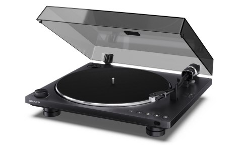 Sharp RP-TT100 obrotowy talerz gramofonu Gramofon z napędem pasowym Czarny Automatyczny