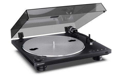 Sharp RP-TT100 obrotowy talerz gramofonu Gramofon z napędem pasowym Czarny Automatyczny