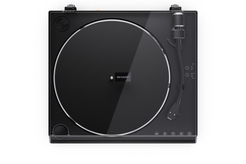 Sharp RP-TT100 obrotowy talerz gramofonu Gramofon z napędem pasowym Czarny Automatyczny