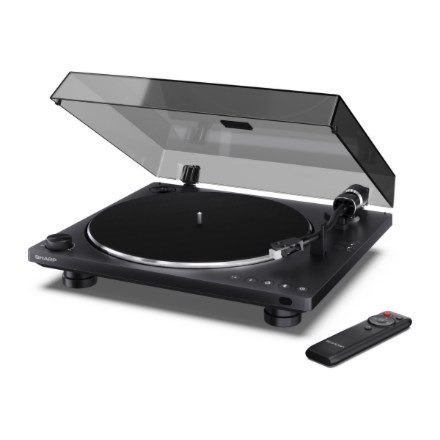 Sharp RP-TT100 obrotowy talerz gramofonu Gramofon z napędem pasowym Czarny Automatyczny