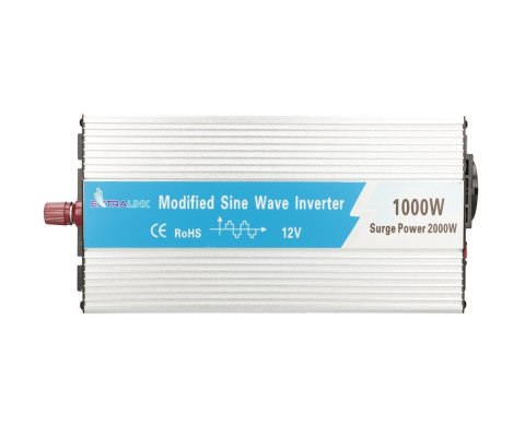 Extralink Przetwornica napięcia OPIM-1000W samochodowa 12V, 1000W modyfikowany sinus