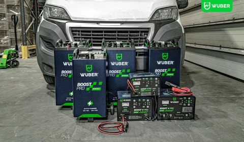 Prostownik akumulatorowy z rozruchem 40A 12V/24V W14005 WUBER