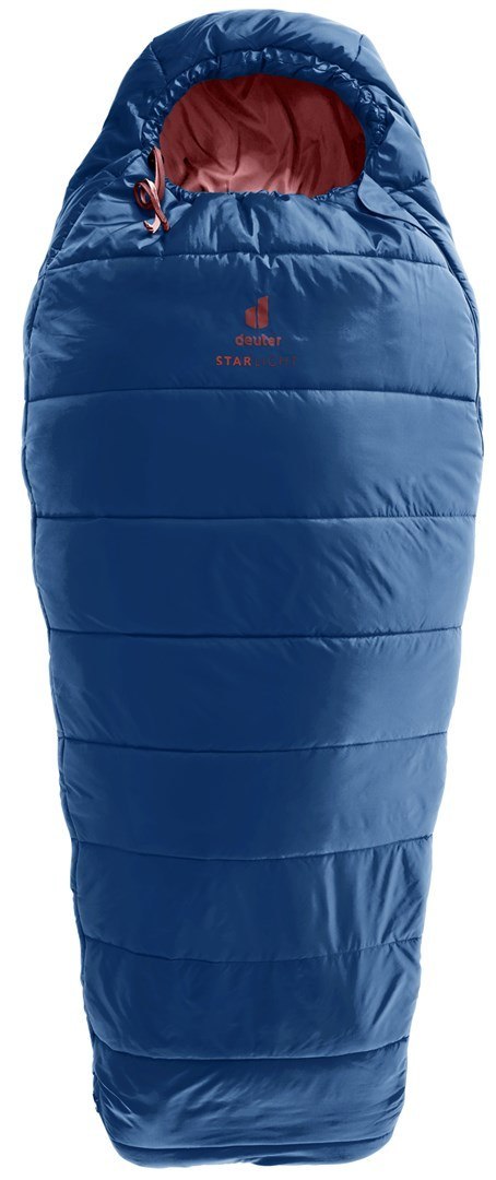 Śpiwór dziecięcy Deuter Starlight (130-170 cm), nightblue/redwood