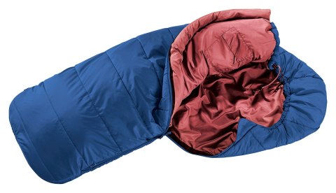 Śpiwór dziecięcy Deuter Starlight (130-170 cm), nightblue/redwood