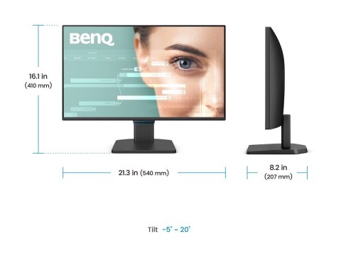 Benq GW2490C | 24" | IPS | FHD | 16:9 | 144 Hz | 5 ms | 1920 x 1080 pikseli | 250 cd/m² | Liczba portów HDMI: 1 | Czarny