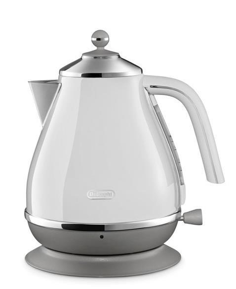 De'Longhi Icona Capitals czajnik elektryczny 1,7 l 2000 W Biały
