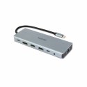 DICOTA D32065 huby i koncentratory USB 3.2 Gen 1 (3.1 Gen 1) Type-C Srebrny