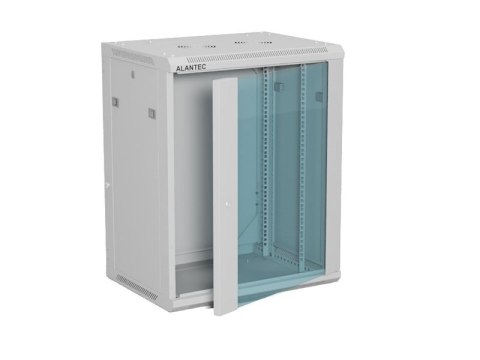 ALANTEC Szafa wisząca 19" 15U 600x450, kolor szary