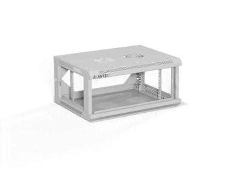 ALANTEC Szafa wisząca 19" 4U 600x450, kolor szary