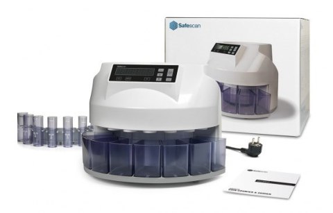 Safescan 1250 EUR Maszyna do liczenia monet Biały