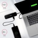 Axagon HMC-6H4A stacja dokująca Przewodowa USB 3.2 Gen 1 (3.1 Gen 1) Type-C Czarny, Szary