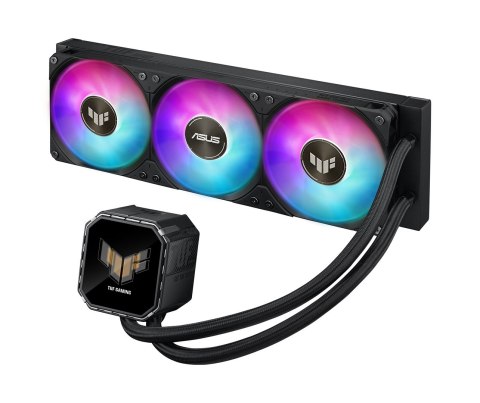 ASUS TUF Gaming LC III 360 ARGB LCD Procesor Chłodnica cieczy all-in-one 12 cm Czarny 1 szt.