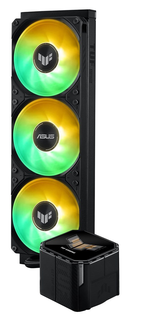 ASUS TUF Gaming LC III 360 ARGB LCD Procesor Chłodnica cieczy all-in-one 12 cm Czarny 1 szt.