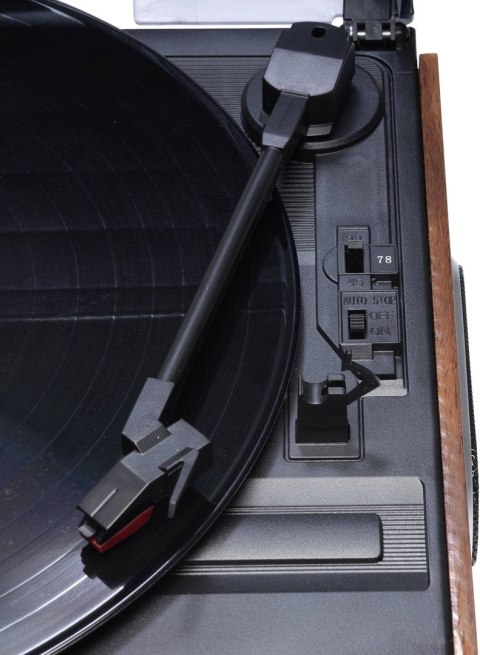 Gramofon retro Denver VPR-190MK2 z radiem i wbudowanymi głośnikami