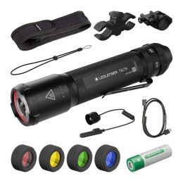 Latarka Ledlenser TAC7R Zestaw - Black Case