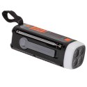 Adler AD 1920 Radio Awaryjne Panel Słoneczny/ Korbka/ Powerbank 4500 mAh Czarny