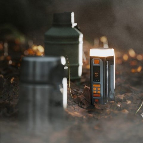 Adler AD 1920 Radio Awaryjne Panel Słoneczny/ Korbka/ Powerbank 4500 mAh Czarny